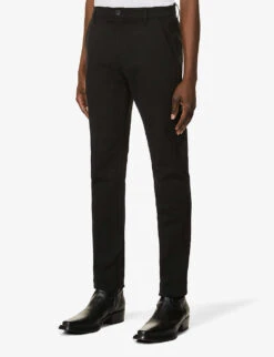 Paige Stafford Slim-fit Tapered-leg Stretch-woven Trousers -Metro Style Shop 1042 3002369 M8073741086 BLACK ALT02