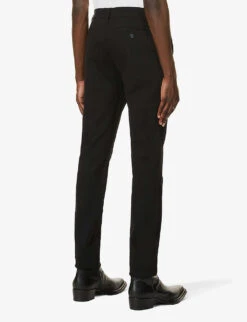 Paige Stafford Slim-fit Tapered-leg Stretch-woven Trousers -Metro Style Shop 1042 3002369 M8073741086 BLACK ALT03
