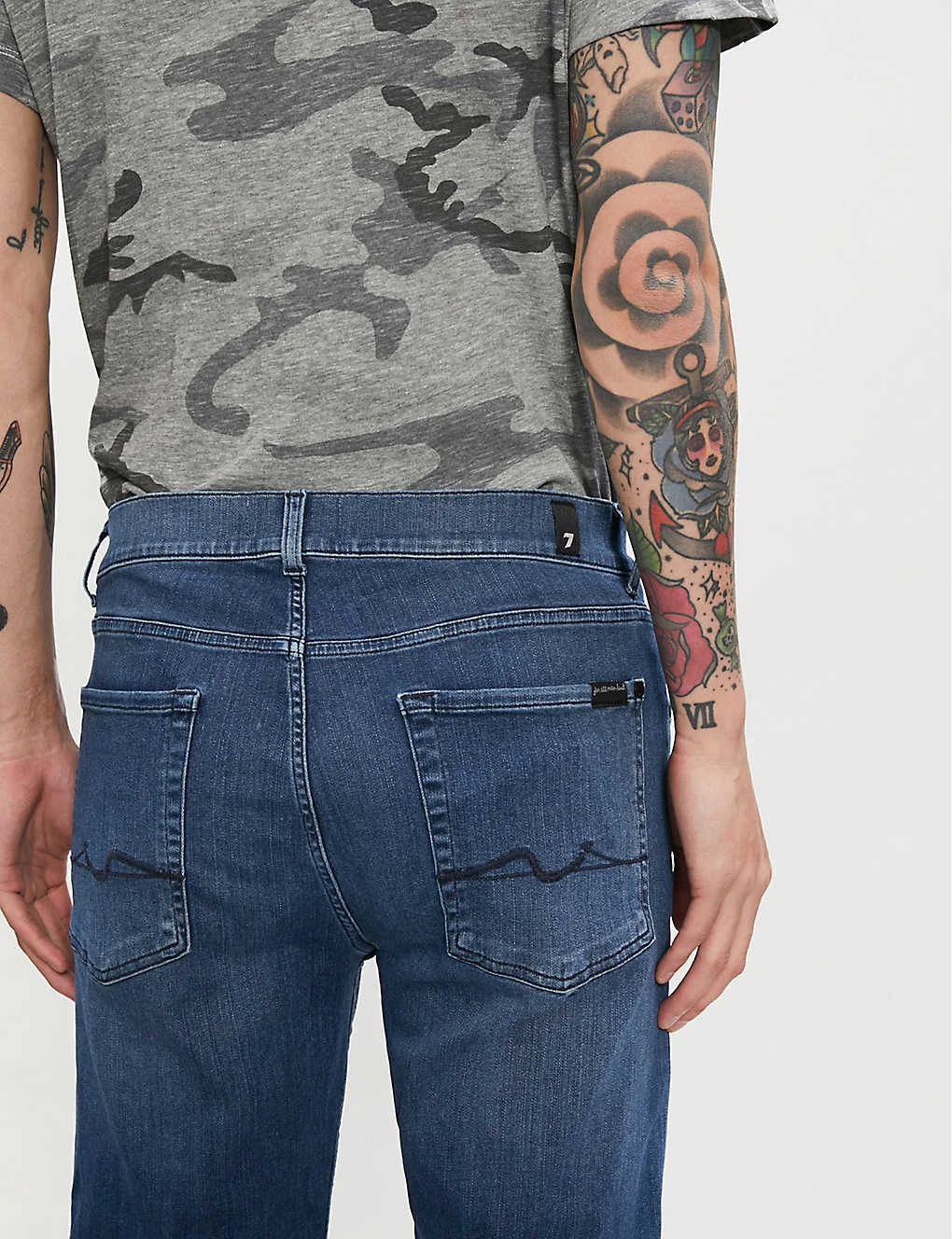 7 For All Mankind Slimmy Luxe Performance Plus Slim-fit Jeans 7 7 For All Mankind Slimmy Luxe Performance Plus Slim-fit Jeans - Image 5