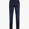 7 For All Mankind Slimmy Tapered Luxe Performance Plus Slim-fit Tapered Jeans -Metro Style Shop 1043 3005683 JSMXA230IP DEEPBLUE ALT10