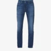 7 For All Mankind Slimmy Tapered Luxe Performance Plus Slim Jeans -Metro Style Shop 1043 84008180 JSMXA230BD MIDBLUE M