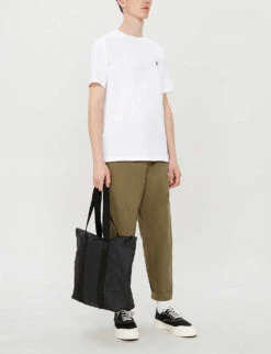 Zebra-embroidered Cotton-jersey T-shirt 11 Zebra-embroidered Cotton-jersey T-shirt -Metro Style Shop 115 86057480 M2R011RAZEBRA WHITE ALT01