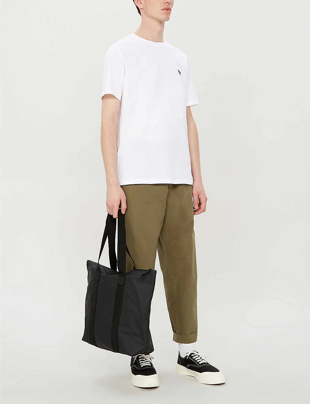 Zebra-embroidered Cotton-jersey T-shirt 5 Zebra-embroidered Cotton-jersey T-shirt - Image 3