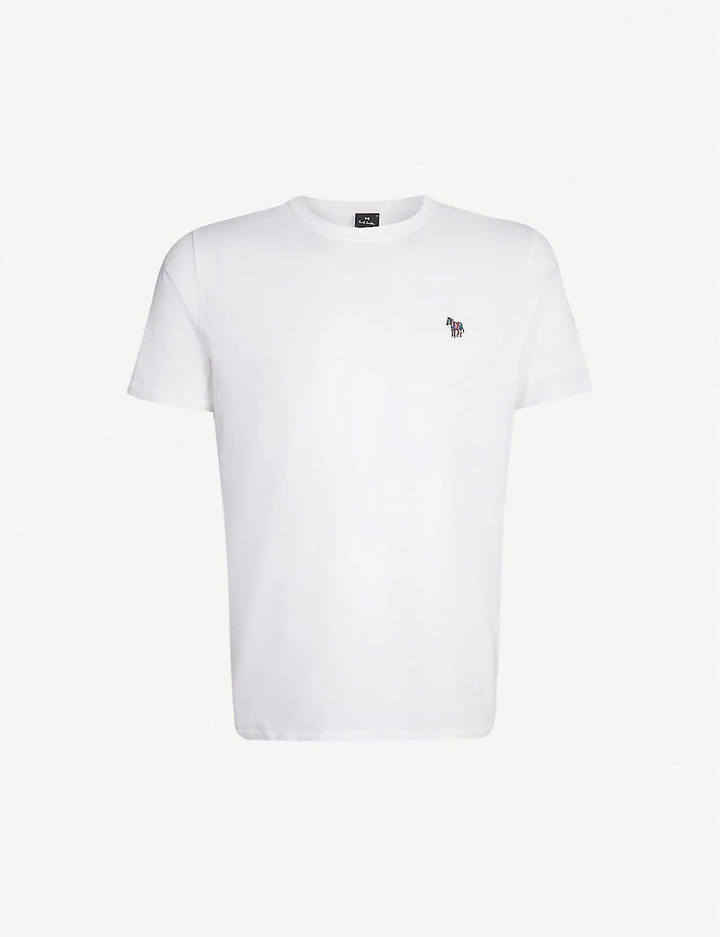 Zebra-embroidered Cotton-jersey T-shirt 3 Zebra-embroidered Cotton-jersey T-shirt