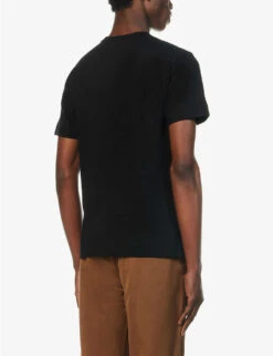 Comme Des Garçons Play Heart Logo-embroidered Cotton-jersey T-shirt 12 Comme Des Garçons Play Heart Logo-embroidered Cotton-jersey T-shirt -Metro Style Shop 343 2000022 P1T1081 BLACK ALT03