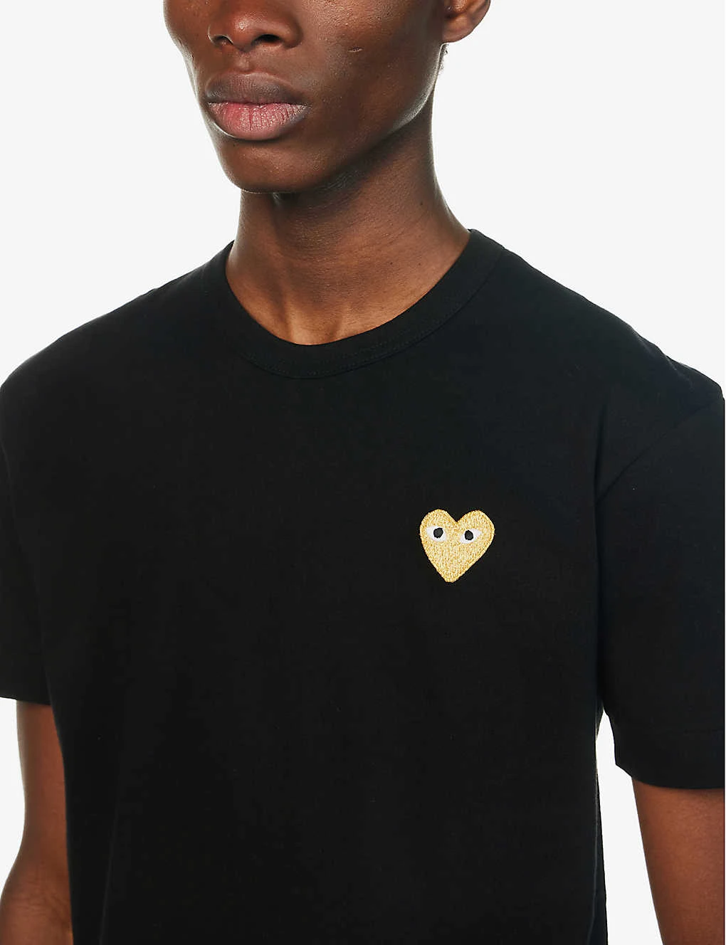 Comme Des Garçons Play Logo-embroidered Cotton-jersey T-shirt 8 Comme Des Garçons Play Logo-embroidered Cotton-jersey T-shirt - Image 6