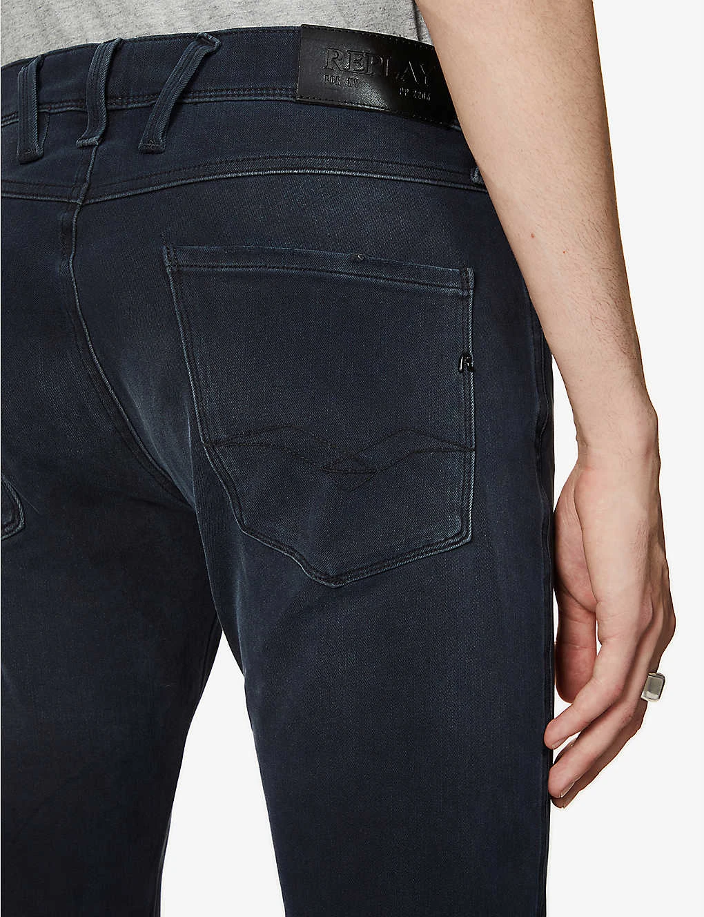 Replay Anbass Hyperflex Plus Stretch-denim Jeans 8 Replay Anbass Hyperflex Plus Stretch-denim Jeans - Image 6