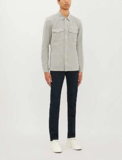 Paige Federal Slim-fit Straight-leg Stretch-denim Jeans -Metro Style Shop 362 3002369 M653521 CELLAR ALT01