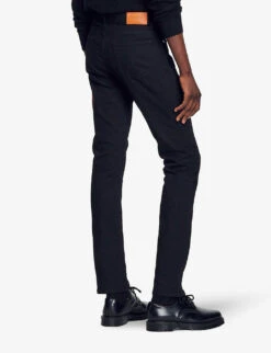 Sandro Straight Slim-fit Jeans -Metro Style Shop 74 10081 SHPJE00142 BLACK ALT03