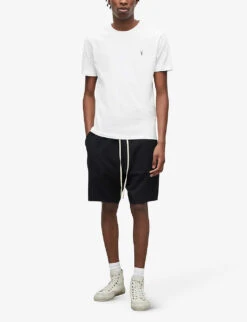 AllSaints Brace Crewneck Cotton-jersey T-shirt 10 AllSaints Brace Crewneck Cotton-jersey T-shirt -Metro Style Shop 948 10136 MD131G OPTICWHITE ALT01