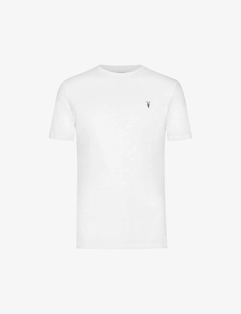 AllSaints Brace Crewneck Cotton-jersey T-shirt 4 AllSaints Brace Crewneck Cotton-jersey T-shirt - Image 2