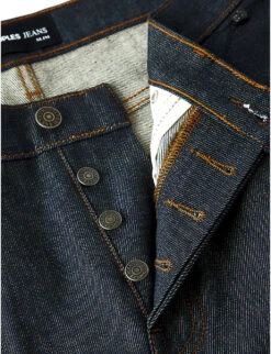 THE KOOPLES Slim-fit Tapered Stretch-denim Jeans -Metro Style Shop 963 10097 HJEA18101JBLU05 BLU05 ALT06