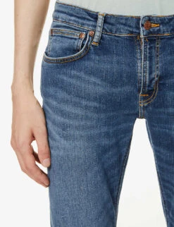 Nudie Jeans Skinny Lin Tapered Jeans 13 Nudie Jeans Skinny Lin Tapered Jeans -Metro Style Shop R00039443 DARKBLUENAVY ALT04