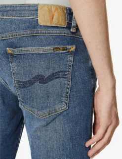 Nudie Jeans Skinny Lin Tapered Jeans 14 Nudie Jeans Skinny Lin Tapered Jeans -Metro Style Shop R00039443 DARKBLUENAVY ALT05