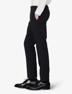 Sandro Mid-rise Wool Trousers 10 Sandro Mid-rise Wool Trousers -Metro Style Shop R00059577 NAVYBLUE ALT02