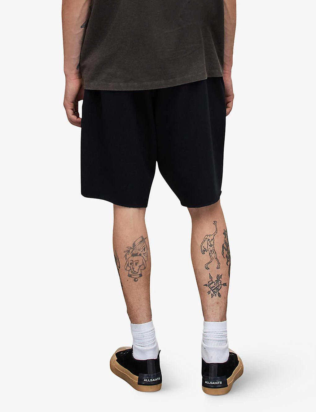 AllSaints Helix Cotton-blend Jersey Shorts 6 AllSaints Helix Cotton-blend Jersey Shorts - Image 4