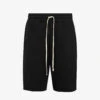AllSaints Helix Cotton-blend Jersey Shorts -Metro Style Shop R00075661 JETBLACK M
