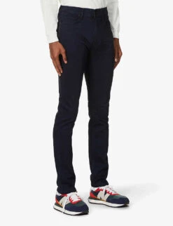 Paige Lennox Slim-fit Stretch-denim Jeans -Metro Style Shop R00082315 INKWELL ALT02