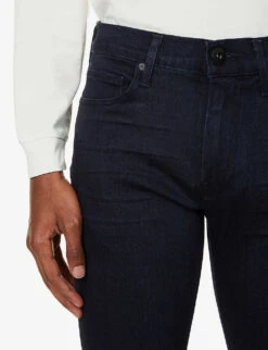 Paige Lennox Slim-fit Stretch-denim Jeans -Metro Style Shop R00082315 INKWELL ALT04