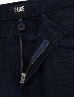 Paige Lennox Slim-fit Stretch-denim Jeans -Metro Style Shop R00082315 INKWELL ALT06