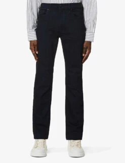 Paige Federal Straight-leg Slim-fit Stretch-denim Jeans -Metro Style Shop R00082317 INKWELL ALT02