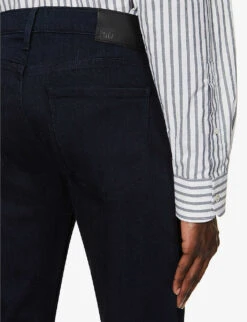 Paige Federal Straight-leg Slim-fit Stretch-denim Jeans -Metro Style Shop R00082317 INKWELL ALT05