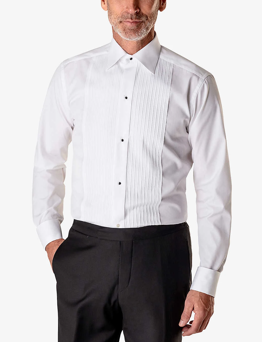 ETON Plissé Slim-fit Cotton Dress Shirt 4 ETON Plissé Slim-fit Cotton Dress Shirt - Image 2