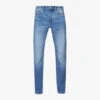 Boss Mid-rise Tapered Stretch-denim Jeans -Metro Style Shop R03688677 BRIGHTBLUE M