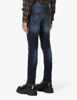True Religion Rocco No Flap Mid-rise Slim-fit Jeans -Metro Style Shop R03706424 MEDIUMLEGEND ALT02