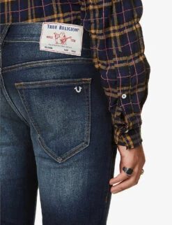 True Religion Rocco No Flap Mid-rise Slim-fit Jeans -Metro Style Shop R03706424 MEDIUMLEGEND ALT04