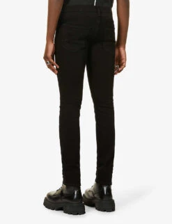 True Religion Tony Skinny-leg Mid-rise Stretch-denim Jeans -Metro Style Shop R03719657 BODYRINSEBLACK ALT03