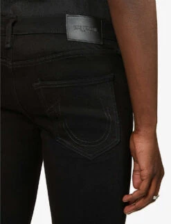 True Religion Tony Skinny-leg Mid-rise Stretch-denim Jeans -Metro Style Shop R03719657 BODYRINSEBLACK ALT05