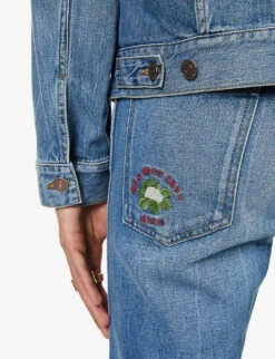 Gucci Tapered Faded-wash Denim Jeans -Metro Style Shop R03765516 LIGHTBLUEMIX ALT06
