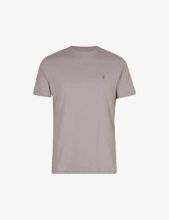 AllSaints Tonic Crewneck Cotton-jersey T-shirt