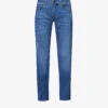 7 For All Mankind Standard Luxe Performance Regular-fit Straight-leg Stretch-denim Jeans -Metro Style Shop R03785726 MIDBLUE M