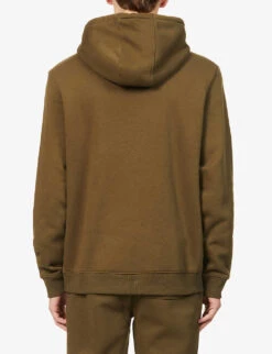 Hugo Logo-print Organic-cotton And Recycled Polyester-blend Sweatshirt 10 Hugo Logo-print Organic-cotton And Recycled Polyester-blend Sweatshirt -Metro Style Shop R03788617 DARKGREEN ALT03