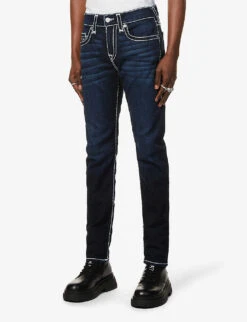 True Religion Rocco Skinny-leg Stretch-denim Jeans -Metro Style Shop R03791057 MURKYTIDE ALT02