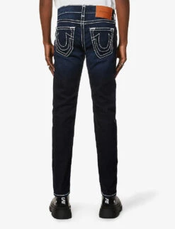 True Religion Rocco Skinny-leg Stretch-denim Jeans -Metro Style Shop R03791057 MURKYTIDE ALT03