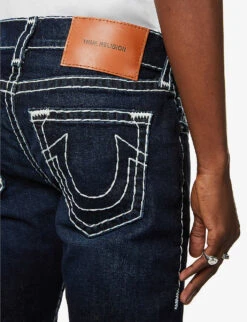 True Religion Rocco Skinny-leg Stretch-denim Jeans -Metro Style Shop R03791057 MURKYTIDE ALT05