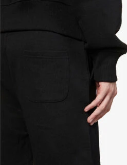 Staple Brand-print Organic Cotton-blend Shorts 11 Staple Brand-print Organic Cotton-blend Shorts -Metro Style Shop R03792308 BLACK ALT04