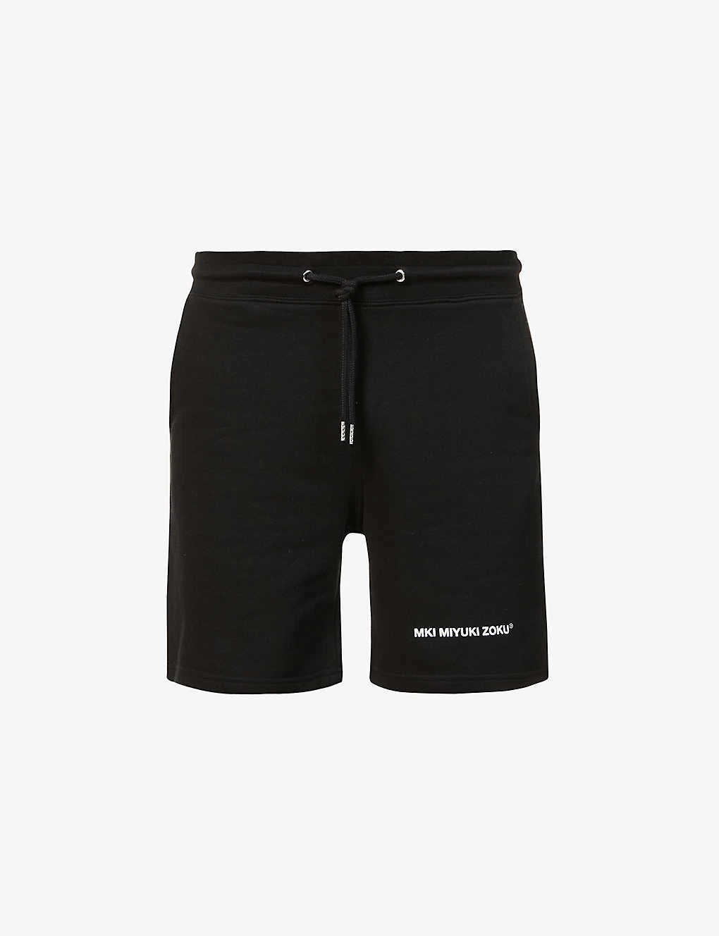 Staple Brand-print Organic Cotton-blend Shorts 3 Staple Brand-print Organic Cotton-blend Shorts