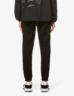 Boss Logo-print Stretch Cotton-blend Jogging Bottoms -Metro Style Shop R03868576 BLACK ALT03