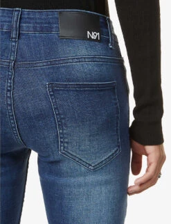 Flawless Slim-fit Tapered Stretch-denim Jeans -Metro Style Shop R03879334 INDIGO ALT04