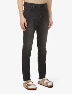 NEUW Ray Slim-fit Tapered-leg Stretch-cotton Denim Jeans -Metro Style Shop R03882389 BOXCAR ALT02