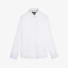 Ted Baker Holmes Slim-fit Cotton Shirt -Metro Style Shop R03900998 WHITE M