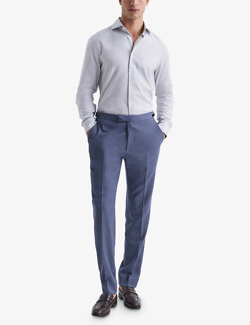 Reiss Belief Cotton-twill Flannel Shirt 4 Reiss Belief Cotton-twill Flannel Shirt - Image 2