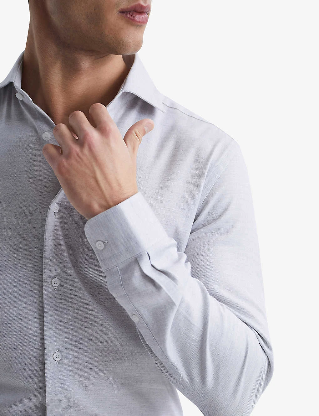 Reiss Belief Cotton-twill Flannel Shirt 7 Reiss Belief Cotton-twill Flannel Shirt - Image 5