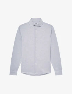 Reiss Belief Cotton-twill Flannel Shirt