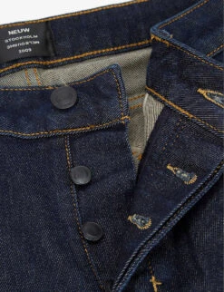 NEUW Lou Slim-fit Straight Cotton-blend Jeans -Metro Style Shop R03923416 TYPECAST ALT06