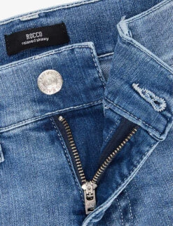 True Religion Rocco Faded Slim-fit Skinny Stretch-denim Jeans -Metro Style Shop R03924216 LIGHTBREAKERS ALT06